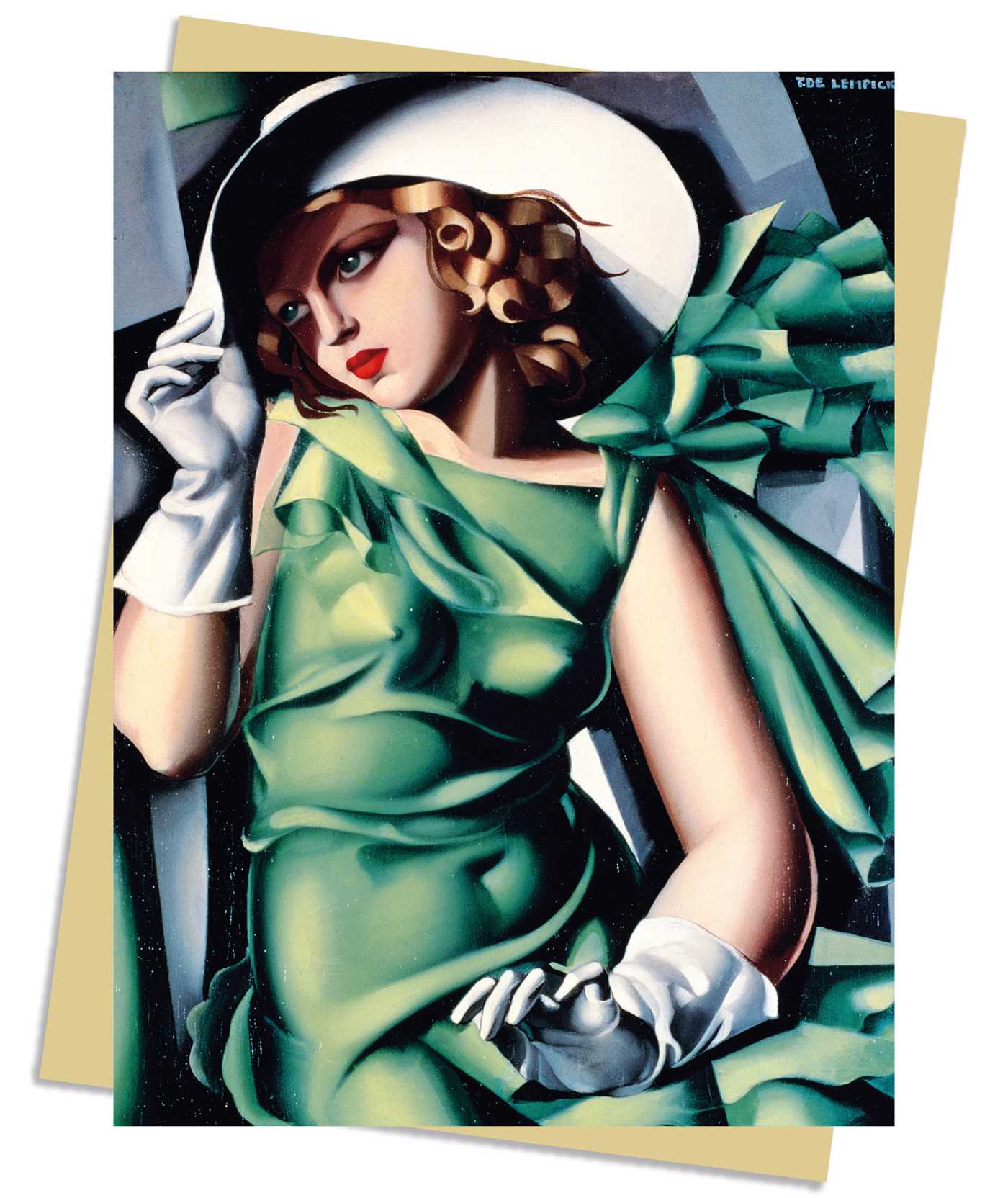 Tamara de Lempicka: Young Lady with Gloves, 1930 Greeting Card Pack