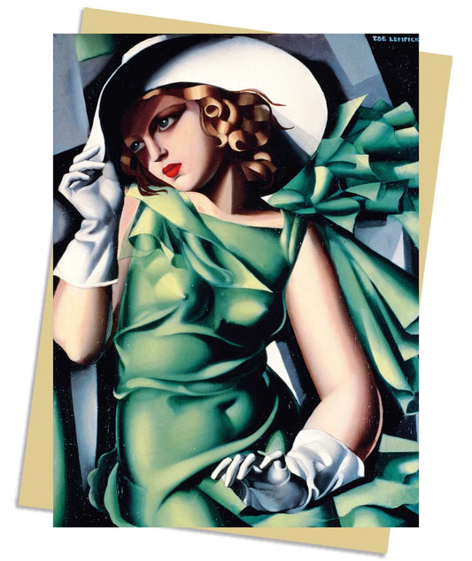 Tamara de Lempicka : Jeune femme aux gants, 1930, lot de cartes de vœux