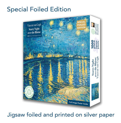 Special Edition Adult Foiled Jigsaw Puzzle Vincent van Gogh: Starry Night over the Rhône