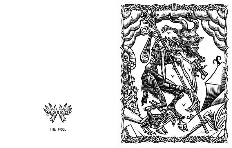 Tarot del Toro Coloring Book