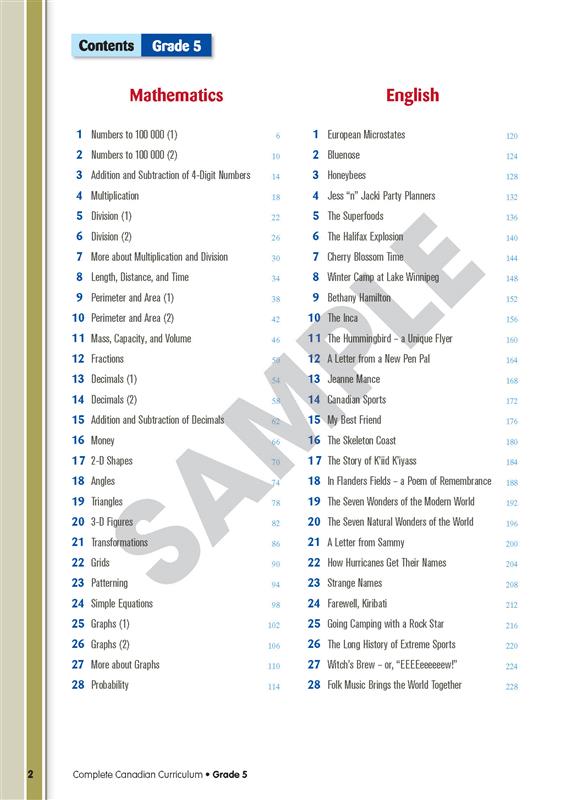 Complete Canadian Curriculum 5 (Revised &amp; Updated)