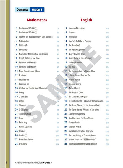 Complete Canadian Curriculum 5 (Revised &amp; Updated)