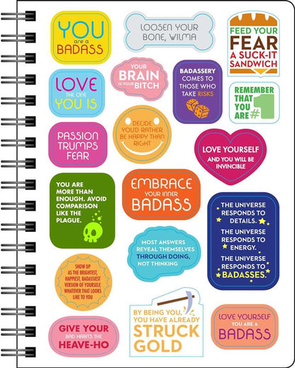 You Are a Badass Deluxe Organizer 17-Month 2025-2026 Weekly/Monthly Planner