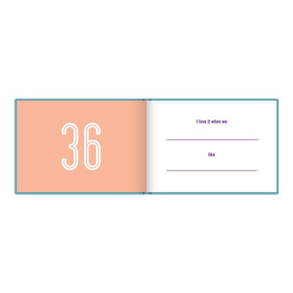 What I Love about Us Fill in the Love Book