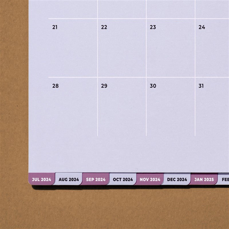 What Month Is It Anyway? 18-Month Desktop Calendar (Jul. 2024 - Dec. 2025)