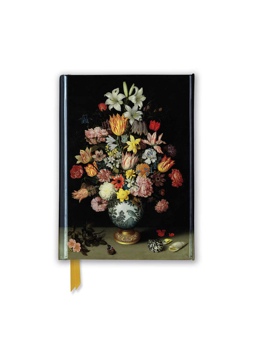 National Gallery: Bosschaert: A Still Life of Flowers (Foiled Pocket Journal)