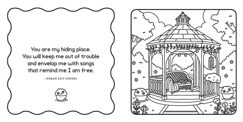 Simple Gifts Christian Coloring: Garden Glory