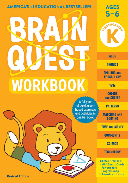 Cahier d'exercices Brain Quest : édition révisée pour la maternelle