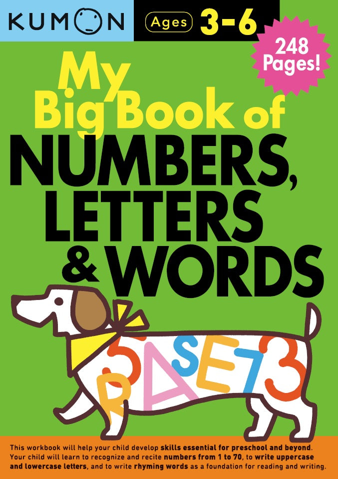 Kumon My Big Book of Numbers, Letters &amp; Words