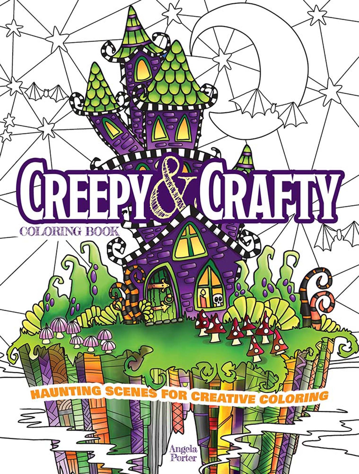 Creepy &amp; Crafty Coloring Book