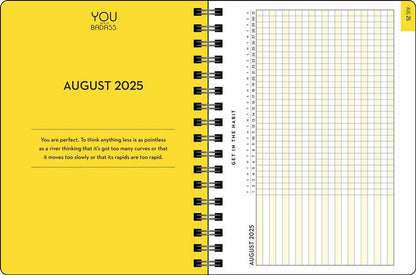 You Are a Badass Deluxe Organizer 17-Month 2025-2026 Weekly/Monthly Planner