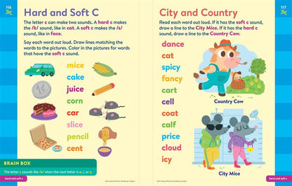 Brain Quest Phonics Workbook: Grade 1