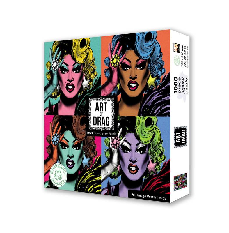 Adult Sustainable Jigsaw Puzzle Art of Drag