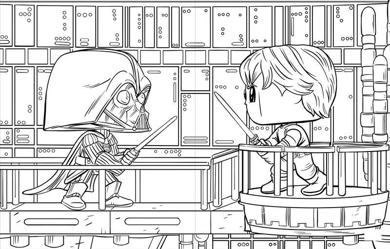 Star Wars: The Official Funko POP! Coloring Book