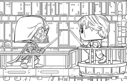 Star Wars: The Official Funko POP! Coloring Book