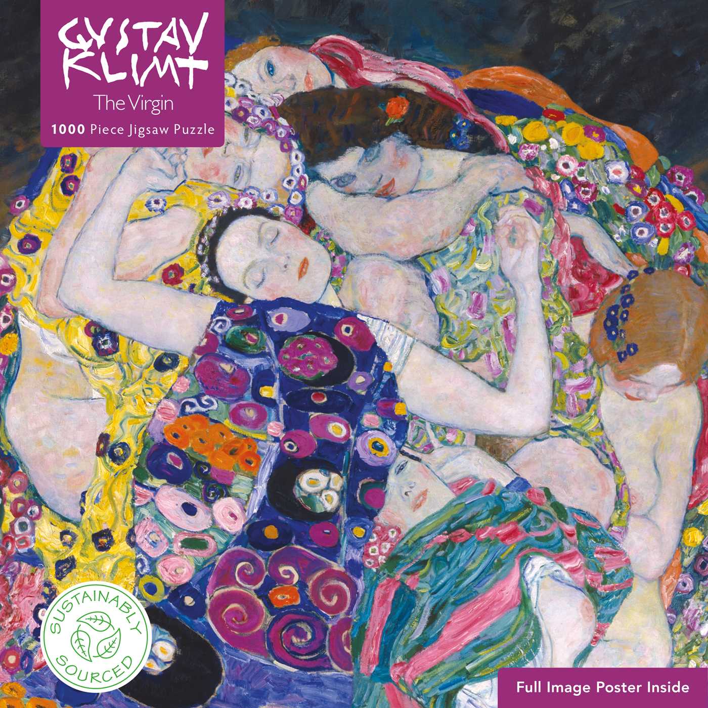 Adult Sustainable Jigsaw Puzzle Gustav Klimt: The Virgin