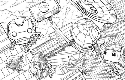 Marvel: The Official Avengers Funko POP! Coloring Book