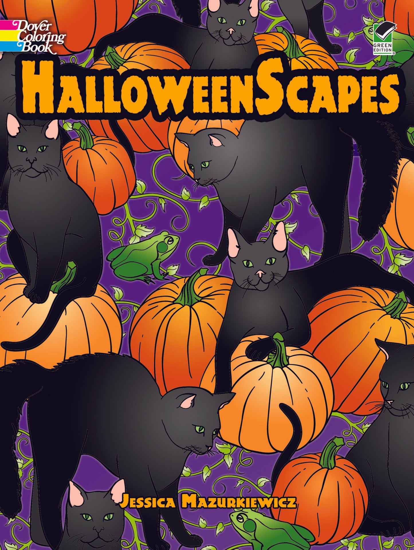 HalloweenScapes Coloring Book