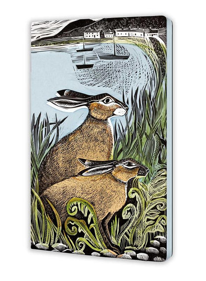 Angela Harding: Rathlin Hares (Soft Touch Journal)
