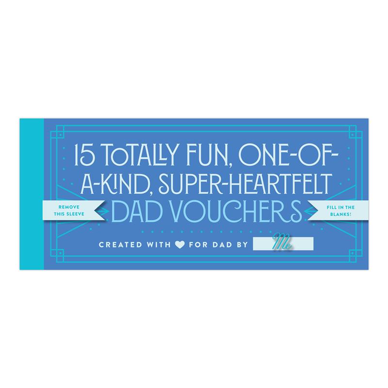 Fill in the Love Dad Vouchers, Book of 15 Dad Coupons