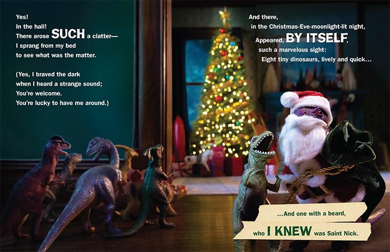 What the Dinosaurs Did the Night Before Christmas