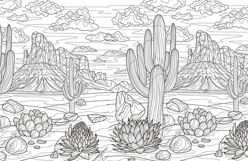 The Western Romance Coloring Book