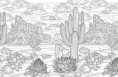The Western Romance Coloring Book