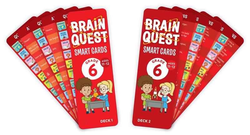 Cartes à puce Brain Quest 6e année, 4e édition révisée