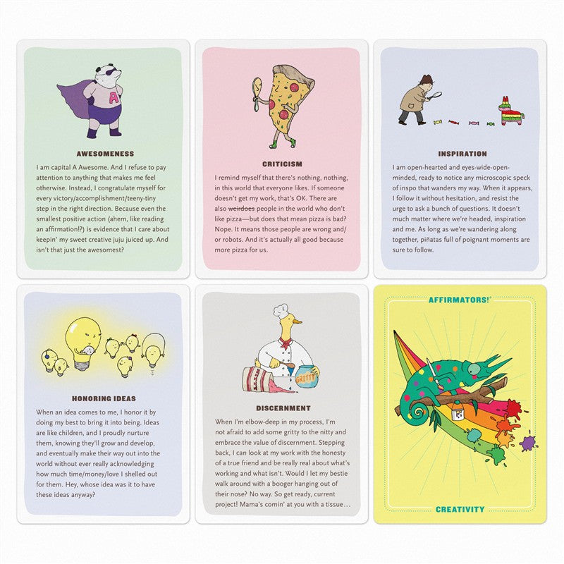Affirmators! Creativity: 50 Affirmation Cards Deck