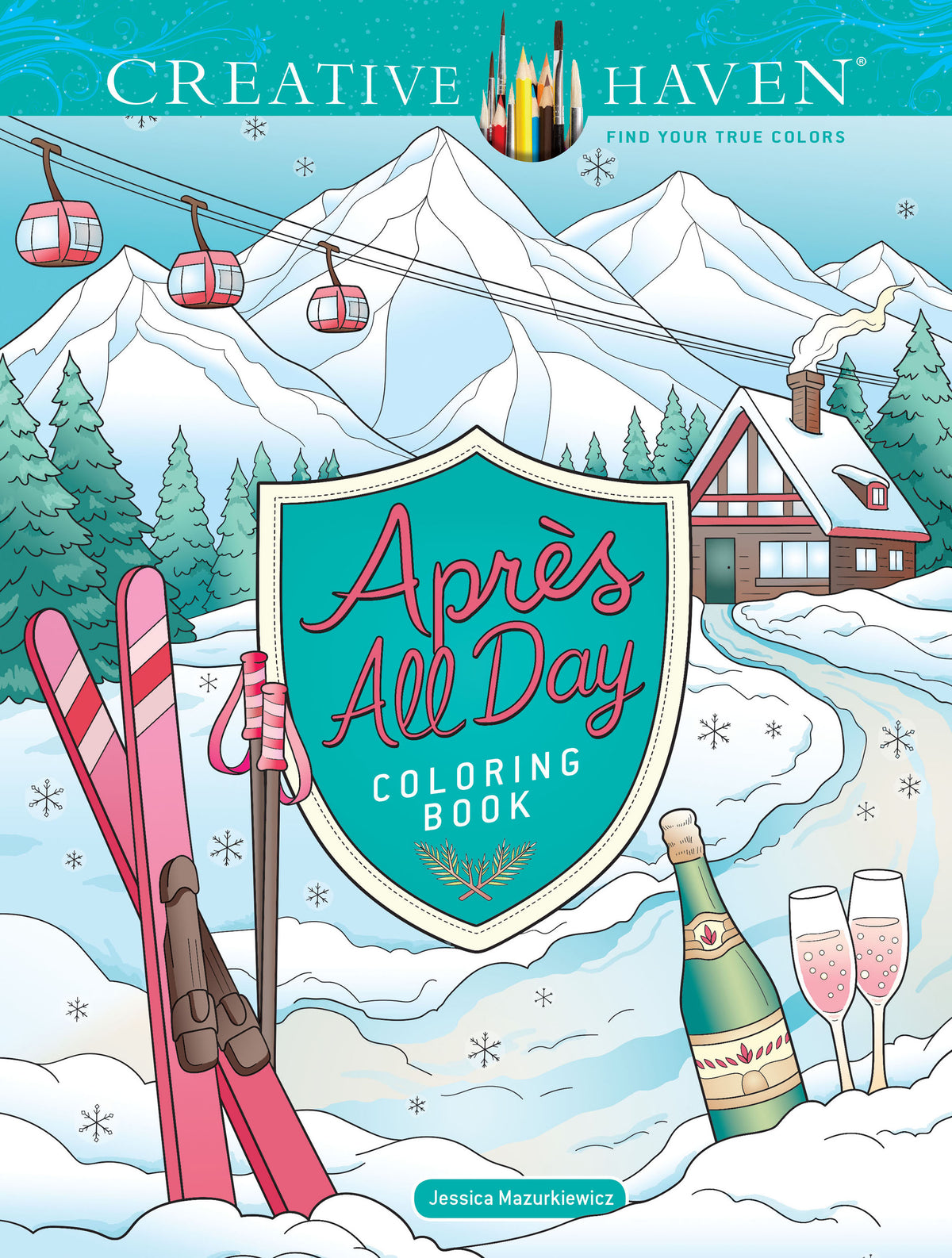 Creative Haven Après All Day Coloring Book