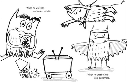The Color Monster: A Coloring Book About Emotions