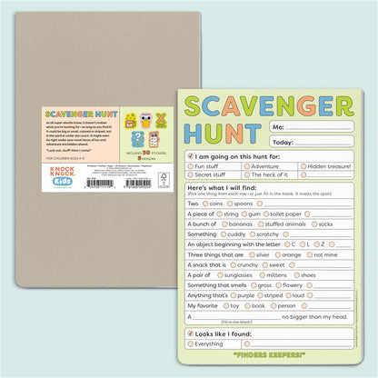 Scavenger Hunt Playtime Pad with Sticker Sheet