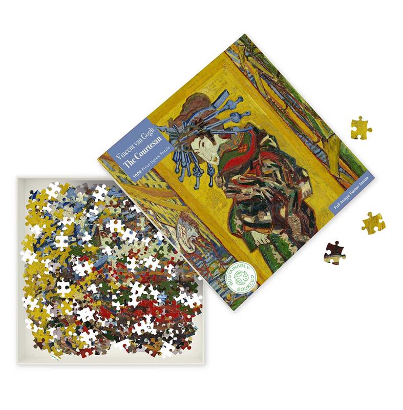 Adult Sustainable Jigsaw Puzzle Vincent van Gogh: The Courtesan