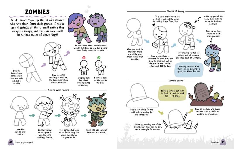 How to Draw Cute Spooky Stuff