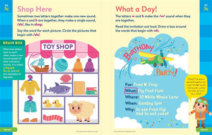 Brain Quest Phonics Workbook: Grade 1