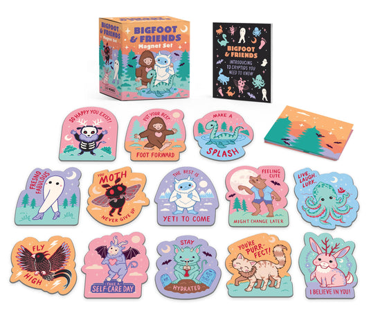 Bigfoot &amp; Friends Magnet Set