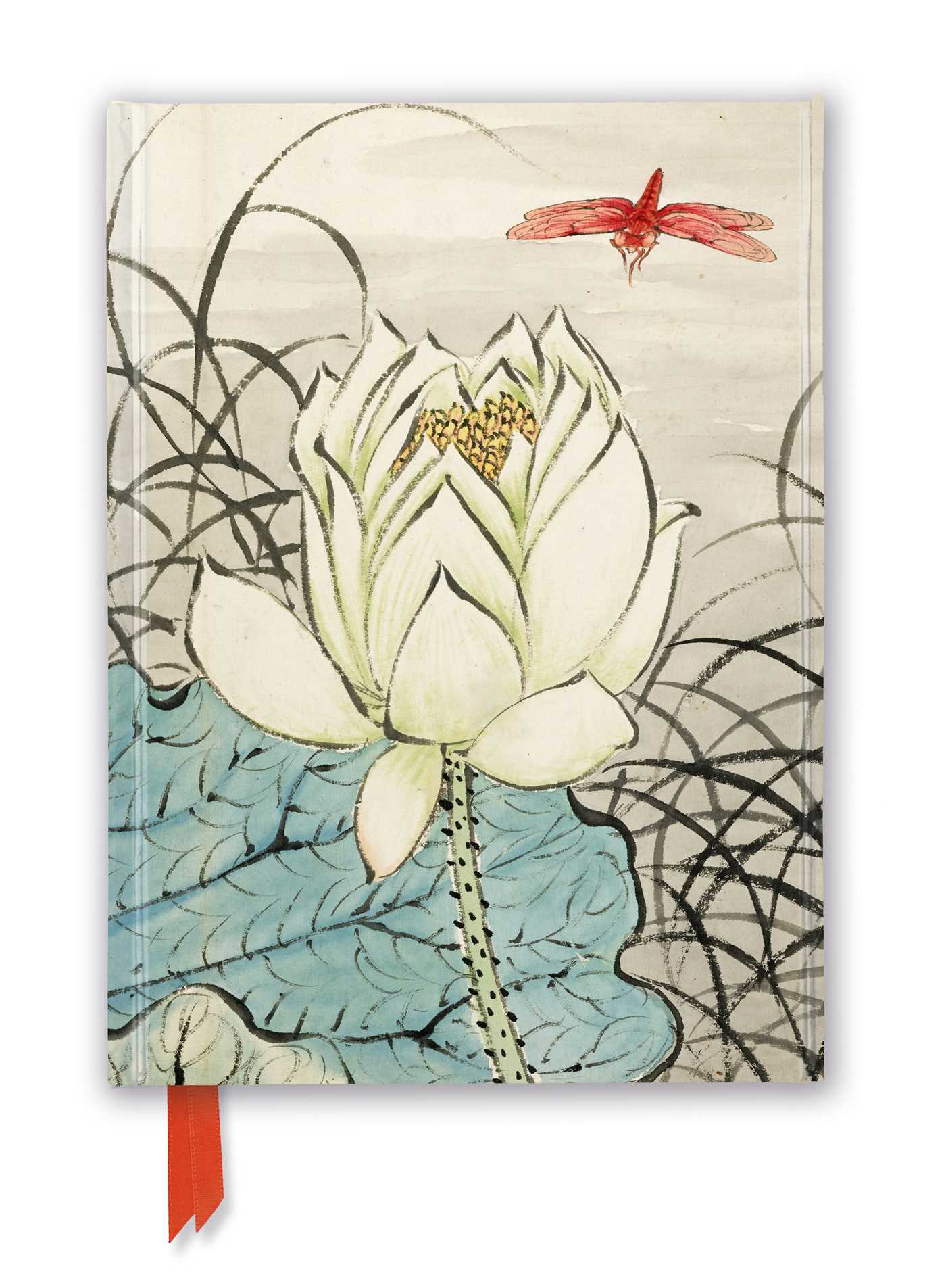 Ashmolean : Ren Xiong : Fleur de lotus et libellule (journal déjoué)