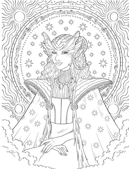 Fae: A Romantasy Coloring Book