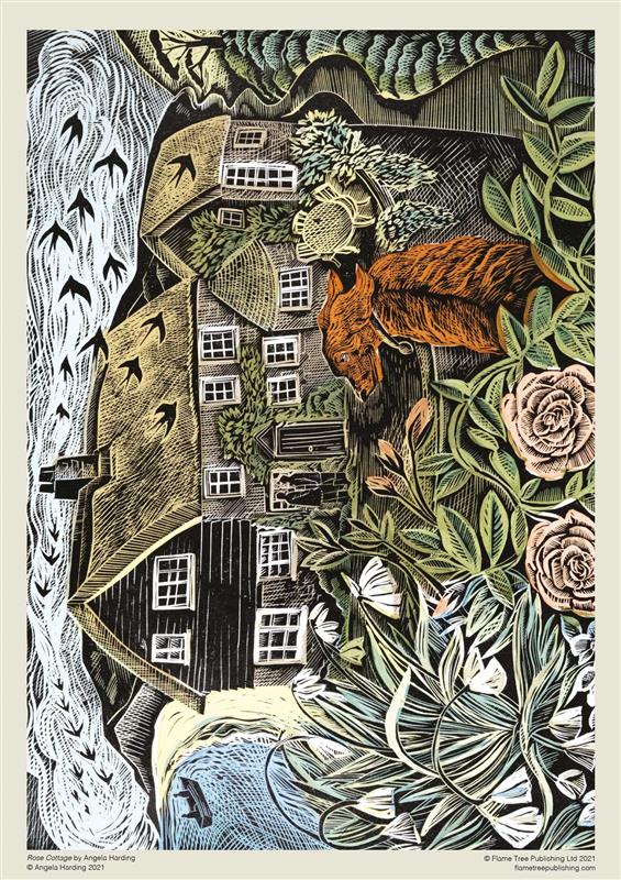 Puzzle pour adultes Angela Harding : Rose Cottage