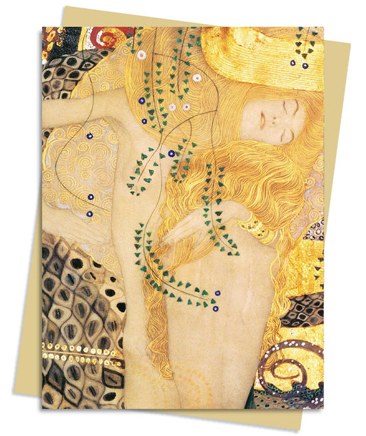 Gustav Klimt : Pack de cartes de vœux Serpents d'eau I