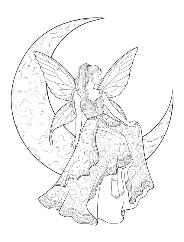 Fae: A Romantasy Coloring Book