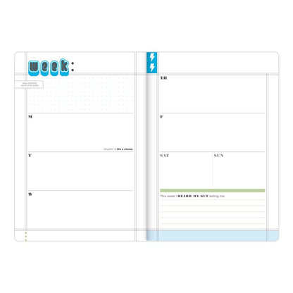 Crush Those Goals Undated Planner and Weekly Agenda Notebook