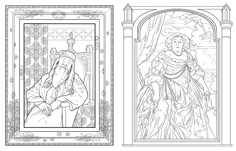 Harry Potter: Magical Places and Characters Coloring Book