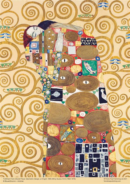 Adult Jigsaw Puzzle Gustav Klimt: Fulfilment (500 pieces)