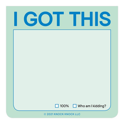 I Got This Sticky Note