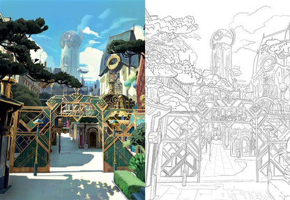 Arcane: The Official Coloring Book