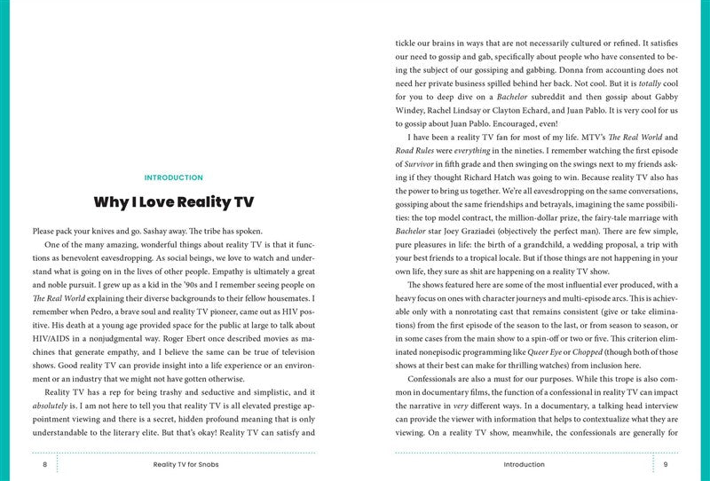 Reality TV for Snobs