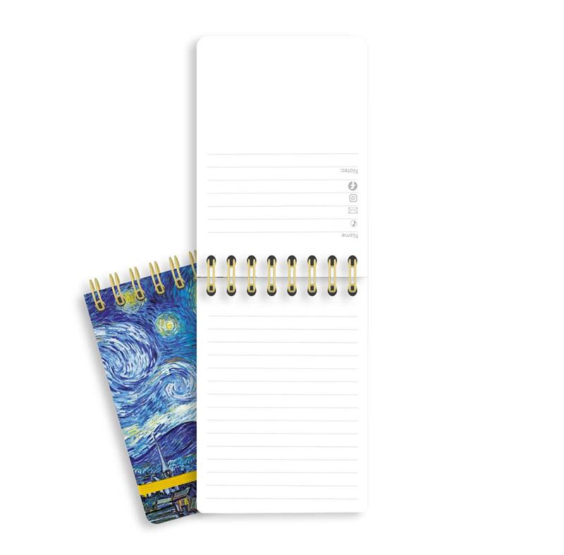 Vincent van Gogh: The Starry Night (Spiral Bound Pocket Notebook)