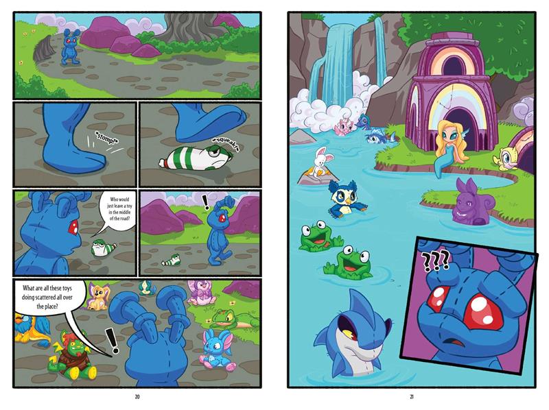 Neopets: The Discarded Magical Blue Grundo Plushie of Prosperity