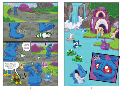Neopets: The Discarded Magical Blue Grundo Plushie of Prosperity
